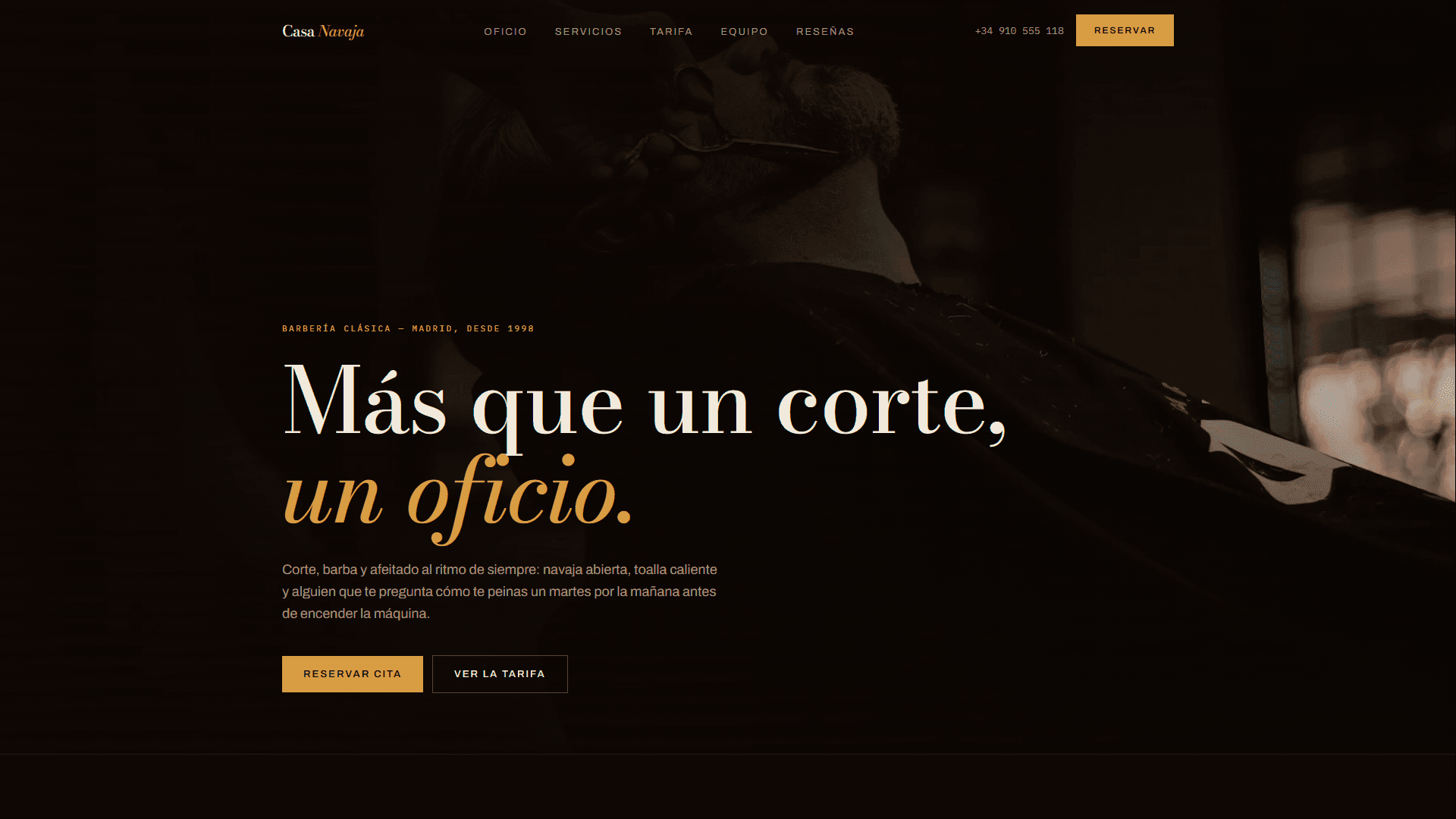 Barbería Casa Navaja